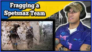 Marine reacts to Accidentally Fragging Spetsnaz in Ukraine