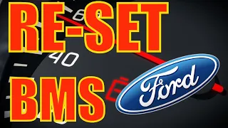 How To ReSet Ford Battery Monitor Sensor (BMS) Without Any Tools. - NOT a Stop Start Re-set