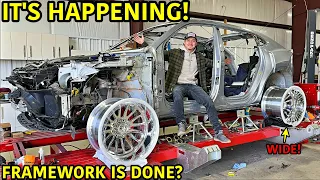 Rebuilding A Wrecked Lamborghini Urus Part 12!!!