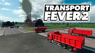 Transport Fever 2 - Подготавливаем поставку материалов для развития города! #24