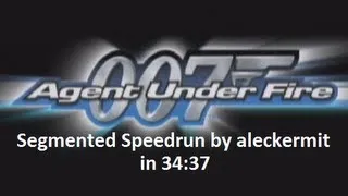 007 Agent Under Fire (WORLD RECORD) Speedrun by aleckermit in 34:37