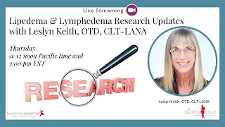 Lipedema & Lymphadema Research Updates with Dr. Leslyn Keith