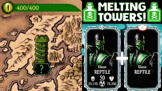 MK Mobile. I Almost FAILED Klassic Reptile Event... INSANE DOT Team vs. Fatal Edenian Tower.