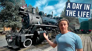 Canada's Last Steam Locomotive to RETIRE - A DAY ON THE RAILWAY