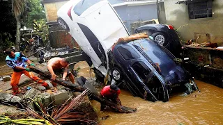 Footage of flood of the century in China, Zhengzhou, Henan, there will be 1000s victims