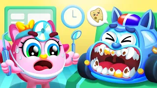 Let's Go To The Dentist 🦷| I Have a Toothache | Good Habits | Baby Cars Cartoon