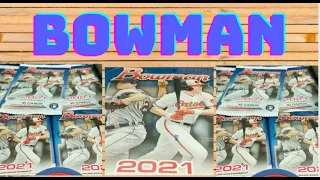 2021 Bowman Hobby Box 1 Auto Per Box ** Prospects, Rookies ,Parallels and More! Bowman Baseball! **