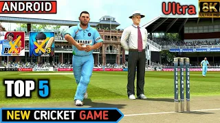 Top 5 New Best android cricket game Ultra graphic