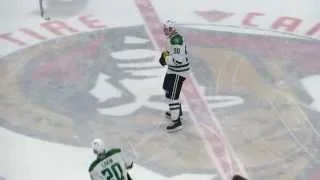 Jason Spezza during pre-game warm-up at the Stars @ Senators hockey game