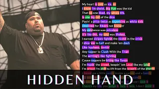 Big Pun - Hidden Hand | Lyrics, Rhymes Highlighted