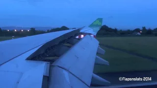 AMAZING SOUND: Heavy A330 Morning Landing Dublin