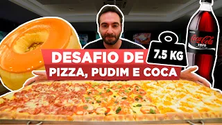 [16.5 LBS] PIZZA, PUDDING & COKE | SUPER MASSIVE CHALLENGE!!!