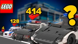 LEGO POLICE CARS in Different Scales | Comparison