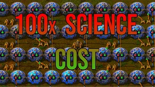 Factorio but all Researches Cost 100 Times More | #1