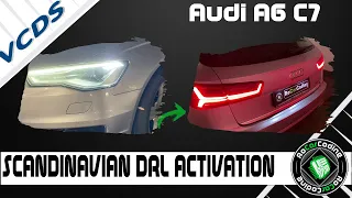 ENABLE SCANDINAVIAN DRLs | AUDI A6 C7 | VCDS CODING