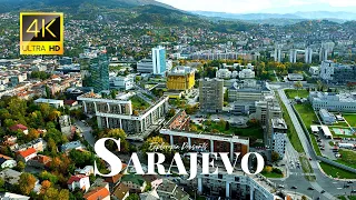 Sarajevo, Bosnia and Herzegovina 🇧🇦 in 4k ULTRA HD 60FPS Video by Drone