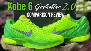 The best Kobe grinch batch! Updated Kobe 6 grinch godkiller 2.0 kickwho replica review unboxing