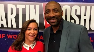 Johnny Nelson speaks to Sophia De Stefano ahead Martin v Joshua- IBF Heavyweight World Title