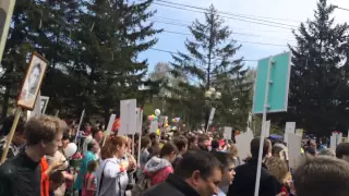 День Победы в г. Томске. Парад: "Бессмертный полк"