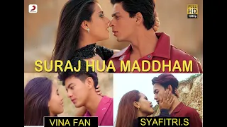 Suraj Hua Maddham  Ost K3G Versi Parodi India Vina Fan VS Syafitri Sharma Part 2