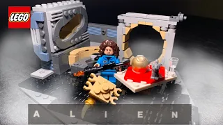 LEGO MOC scene of Alien Ellen Ripley