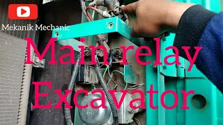 Main Relay - Starting Relay - Glowplug Relay Kobelco Excavator