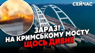 7 хвилин тому! СИЛЬНА ПОЖЕЖА в Криму. ВИБУХИ під БЄЛГОРОДОМ. Керченський міст ЗАКРИЛИ.Бази РФ ГОРЯТЬ