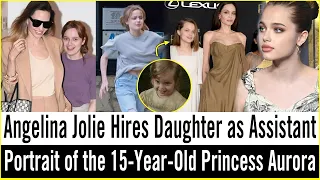 Portrait of the 15-Year-Old Daughter Hired as Assistant by Angelina Jolie