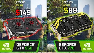 GTX 960 vs GTX 770 - Test in 7 Games