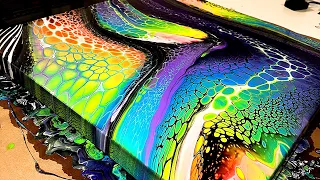 Vibrant and Colorful Fluid Art Tutorial