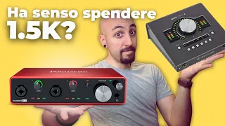 SCHEDA AUDIO COSTOSA vs ENTRY LEVEL 🤔 | StrumentiMusicali.net (scarlett 4i4 vs apollo twin x)