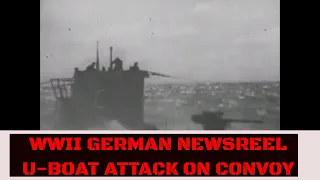 WWII GERMAN NEWSREEL   U-BOAT COMMANDER   U-181 WOLFGANG LUTH   BATTLE OF ATLANTIC 31534