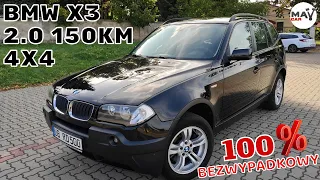 BMW X3 e83 2.0 150KM N46 4X4 BEZWYPADKOWA wersja pełna FILMU
