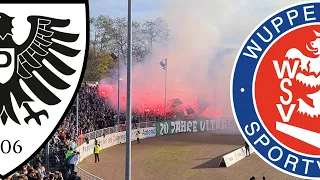 PYROSHOW & ULTRAJUBILÄUM IM TOPSPIEL | Vlog bei Preußen Münster vs. Wuppertaler SV 🟢⚪🔵🔴