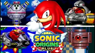 SONIC ORIGINS PLUS - All Bosses (As Knuckles)