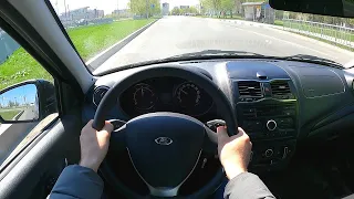 2020 LADA GRANTA AT 1.6 (98) POV TEST DRIVE