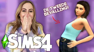 De TWEEDE BEVALLING & Alle baby's GROEIEN op! - De Sims 4 - Aflevering 48