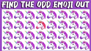 Spot The ODD One Out #70 | HOW GOOD ARE YOUR EYES | Emoji Puzzle Quiz