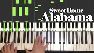 Lynyrd Skynyrd - Sweet Home Alabama (Piano Tutorial Lesson)