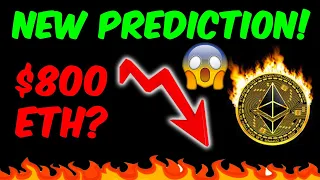 🚨 New BTC & ETH Prediction - MORE DOWNSIDE COMING?!🚨