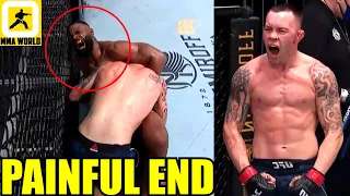 MMA Community Reacts to Tyron Woodley getting finished by a Super Dominant Colby Covington,Khamzat