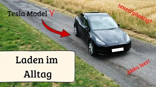 Laden im Alltag (Tesla) - wie geht das?