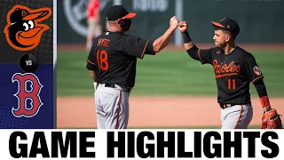 Orioles score five early runs in 7-2 win | Orioles-Red Sox Game Highlights 7/25/20