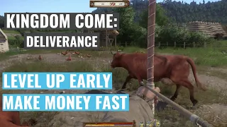 Easy Way To Level Up EARLY With Weapon Skills & Make Money Fast - Kingdom Come Deliverance