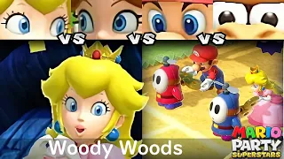 Mario Party Superstars Peach vs Daisy vs Mario vs Donkey Kong in Woody Woods (Master)