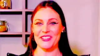 Floor Jansen being a lovable mess for 1 minute and 26 seconds