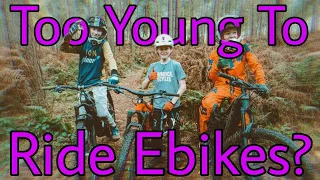 Too Young To Ride E-BIKES???