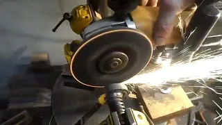 Turning metal without a lathe