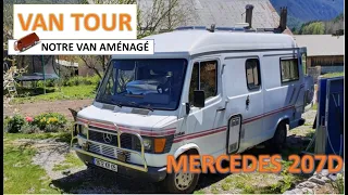 Van tour Mercedes 207D de 1989 VASP