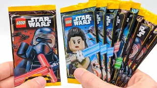 Opening 10 Mystery LEGO Star Wars Minifigure Card Packs! (RARE)